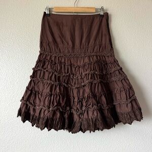 Tiered A-Line Skirt